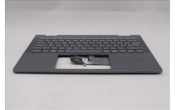 Lenovo 5CB1S01182 C-Cover with keyboard, French, Luna Grey, Backlight, Non_FingerPrint