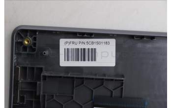 Lenovo 5CB1S01183 C-Cover with keyboard, German, Luna Grey, Backlight, Non-FingerPrint, UK
