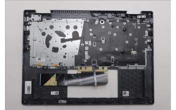 Lenovo 5CB1S01190 C-Cover with keyboard, Nordic, Luna Grey, Backlight, Non-FingerPrint, UK