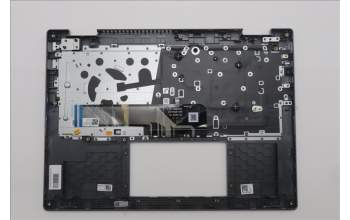 Lenovo 5CB1S01191 C-Cover with keyboard, Belgian, Luna Grey, Backlight, Non-FingerPrint, UK