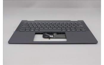 Lenovo 5CB1S02764 C-Cover with keyboard, Slovenian, Luna Grey, Backlight, Non-FingerPrint, UK
