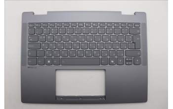 Lenovo 5CB1S02771 C-Cover with keyboard, Bulgarian, Luna Grey, Backlight, Non-FingerPrint, UK