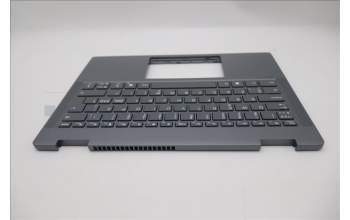 Lenovo 5CB1S02817 C-Cover with keyboard, Nordic, Luna Grey, Non-FingerPrint, UK
