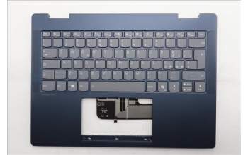 Lenovo 5CB1S02841 C-Cover with keyboard, Italian, Cosmic Blue, Backlight, Non-FingerPrint, UK