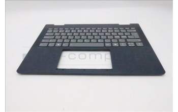 Lenovo 5CB1S02878 C-Cover with keyboard, Nordic, Cosmic Blue, Backlight, Non-FingerPrint, UK