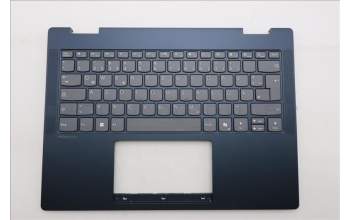 Lenovo 5CB1S02924 C-Cover with keyboard, German, Cosmic Blue, Non-FingerPrint, UK