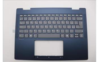 Lenovo 5CB1S02948 C-Cover with keyboard, Switzerland, Cosmic Blue, Non-FingerPrint, UK