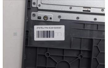 Lenovo 5CB1S05097 C-Cover with keyboard, Switzerland, Luna Grey, Backlight, Non-FingerPrint, UK
