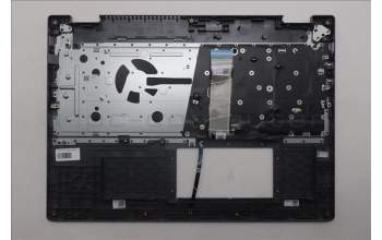 Lenovo 5CB1S05098 C-Cover with keyboard, US English Euro, Luna Grey, Backlight, Non-FingerPrint, US