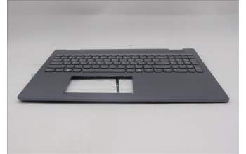 Lenovo 5CB1S05098 C-Cover with keyboard, US English Euro, Luna Grey, Backlight, Non-FingerPrint, US