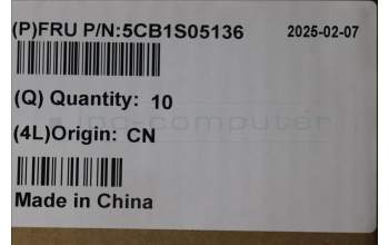 Lenovo 5CB1S05136 Hinge cap C 83JK LG