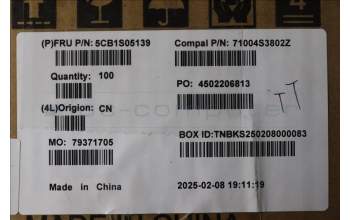 Lenovo 5CB1S05139 Camera shutter C 83JK