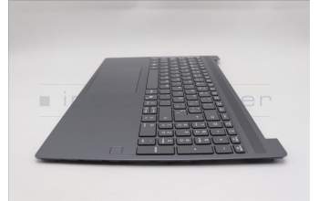 Lenovo 5CB1S05164 C-Cover with keyboard, Spanish, Luna Grey, Non-Backlight, FingerPrint, UK