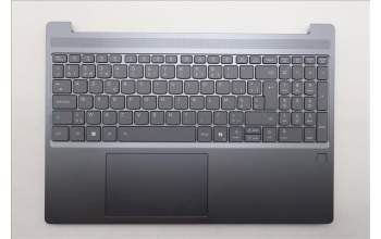 Lenovo 5CB1S05172 C-Cover with keyboard, Belgian, Luna Grey, Backlight, FingerPrint, UK