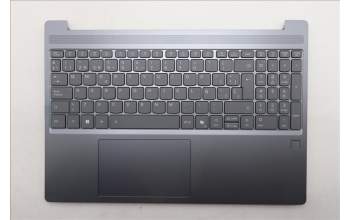 Lenovo 5CB1S05783 C-Cover with keyboard, Spanish, Luna Grey, Backlight, FingerPrint, UK