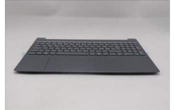 Lenovo 5CB1S05784 C-Cover with keyboard, Switzerland, Luna Grey, Backlight, FingerPrint, UK