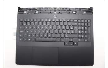 Lenovo 5CB1S11817 C-Cover with keyboard, Belgian, Eclipse Black, RGB Backlight, UK