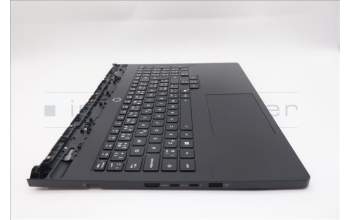 Lenovo 5CB1S11820 C-Cover with keyboard, Czech Slovakian, Eclipse Black, RGB Backlight, UK