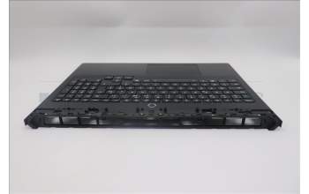Lenovo 5CB1S11825 C-Cover with keyboard, French, Eclipse Black, RGB Backlight, US
