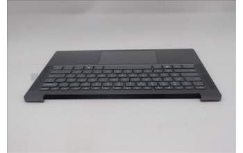 Lenovo 5CB1S11859 C-Cover with keyboard, US English Euro, Luna Grey, Backlight, US