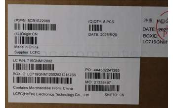 Lenovo 5CB1S22988 A-Cover, 83LY, OLED_5M