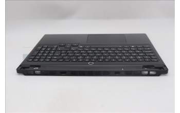 Lenovo 5CB1S22992 C-Cover with keyboard, Bulgarian, Eclipse Black, RGB Backlight, Anodizing Sandblasting, UK