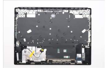 Lenovo 5CB1S24065 C-Cover with keyboard, Icelandic, Eclipse Black, RGB Backlight, Anodizing Sandblasting, UK