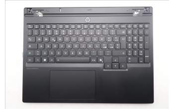 Lenovo 5CB1S24066 C-Cover with keyboard, Italian, Eclipse Black, RGB Backlight, Anodizing Sandblasting, UK