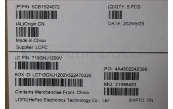 Lenovo 5CB1S24072 C-Cover with keyboard, Russian, Eclipse Black, RGB Backlight, Anodizing Sandblasting, US