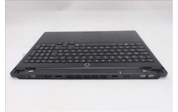 Lenovo 5CB1S24073 C-Cover with keyboard, Slovenian, Eclipse Black, RGB Backlight, Anodizing Sandblasting, UK