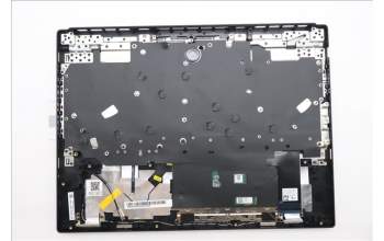Lenovo 5CB1S24075 C-Cover with keyboard, Switzerland, Eclipse Black, RGB Backlight, Anodizing Sandblasting, UK