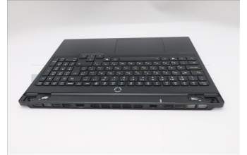 Lenovo 5CB1S24084 C-Cover with keyboard, Bulgarian, Eclipse Black, White Backlight, Anodizing Sandblasting, UK