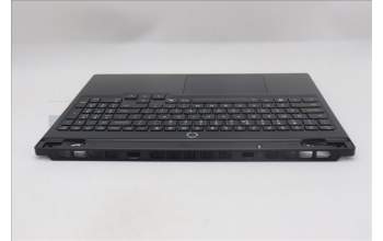 Lenovo 5CB1S24087 C-Cover with keyboard, US English Euro, Eclipse Black, White Backlight, Anodizing Sandblasting, US