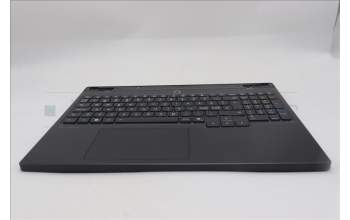 Lenovo 5CB1S24170 C-Cover with keyboard, Nordic, Eclipse Black, White Backlight, Anodizing Sandblasting, UK