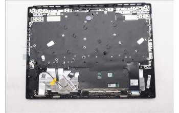 Lenovo 5CB1S24174 C-Cover with keyboard, Spanish, Eclipse Black, White Backlight, Anodizing Sandblasting, UK