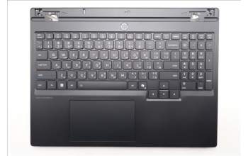 Lenovo 5CB1S31059 C-Cover with keyboard, Arabic, Eclipse Black, White Backlight, Painting, US