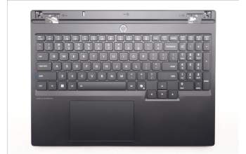 Lenovo 5CB1S31064 C-Cover with keyboard, English, Eclipse Black, White Backlight, Painting, US