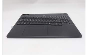 Lenovo 5CB1S31082 C-Cover with keyboard, Spanish, Eclipse Black, White Backlight, Painting, UK