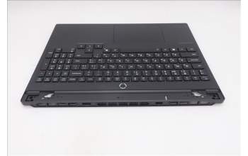 Lenovo 5CB1S31088 C-Cover with keyboard, Ukraine, Eclipse Black, White Backlight, Painting, US