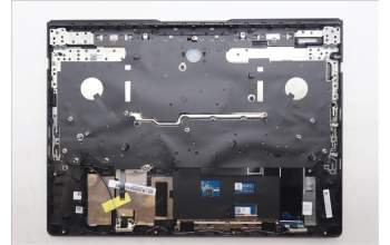 Lenovo 5CB1S31119 C-Cover with keyboard, Italian, Eclipse Black, White Backlight, UK