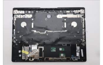 Lenovo 5CB1S31124 C-Cover with keyboard, Portuguese, Eclipse Black, White Backlight, UK