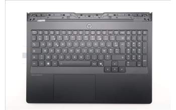 Lenovo 5CB1S31142 C-Cover with keyboard, French, Eclipse Black, RGB Backlight, US