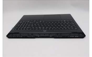 Lenovo 5CB1S31142 C-Cover with keyboard, French, Eclipse Black, RGB Backlight, US