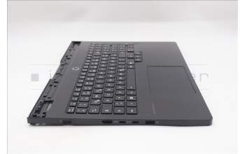 Lenovo 5CB1S31144 C-Cover with keyboard, German, Eclipse Black, RGB Backlight, UK