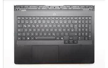 Lenovo 5CB1S31144 C-Cover with keyboard, German, Eclipse Black, RGB Backlight, UK