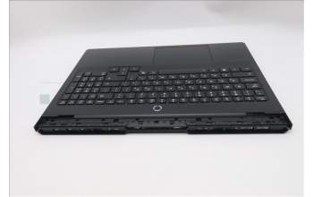 Lenovo 5CB1S31146 C-Cover with keyboard, Hebrew, Eclipse Black, RGB Backlight, US