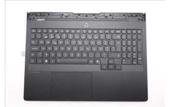 Lenovo 5CB1S50716 C-Cover with keyboard, Portuguese, Eclipse Black, RGB Backlight, UK