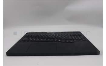 Lenovo 5CB1S50724 C-Cover with keyboard, Ukraine, Eclipse Black, RGB Backlight, US
