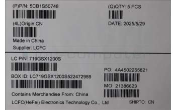 Lenovo 5CB1S50748 Tastatur inkl. Topcase ASM_POR L 83KYGW