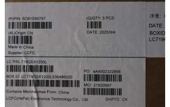 Lenovo 5CB1S50757 C-Cover with keyboard, Ukraine, Glacier white, US